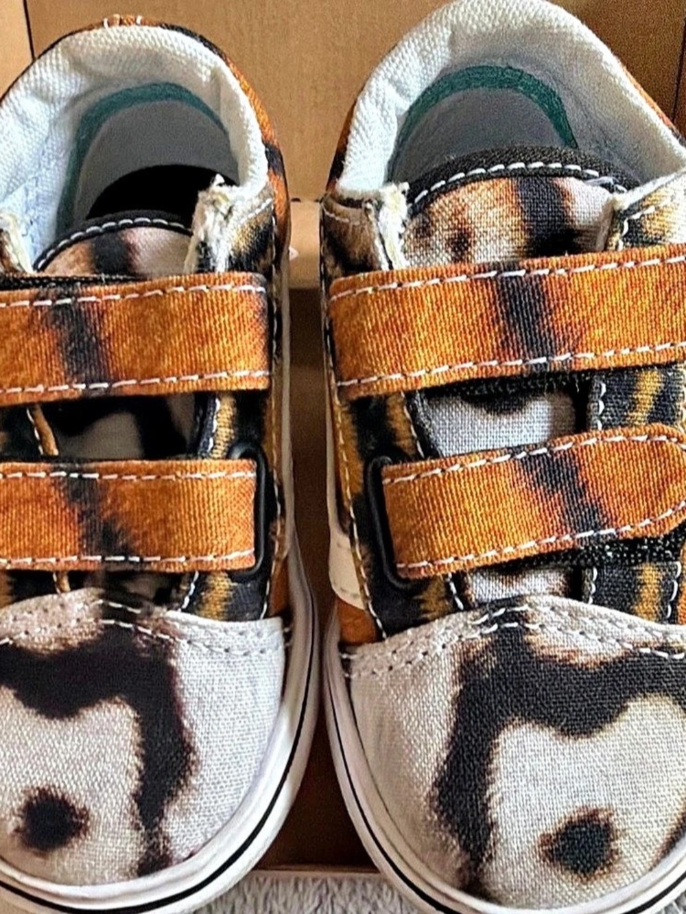 Vans Discovery Project CAT Kids Animal Print Sneakers US 6
